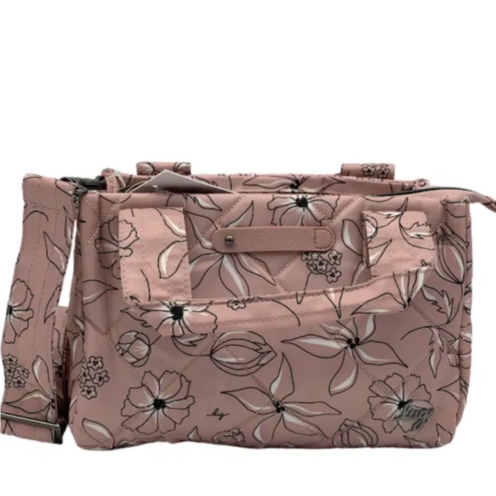 Lug Floral Crossbody Bag in Pink